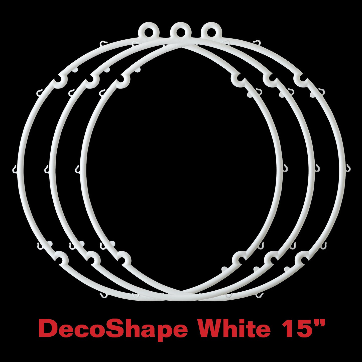 15" White Light Ball Frame